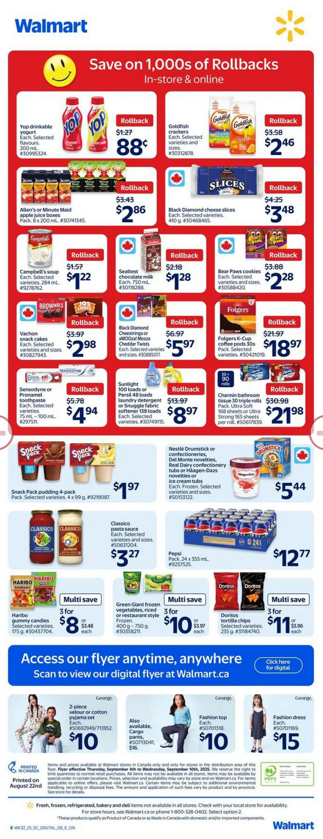 Walmart Sales from September 4 to September 10 2025 - flyer page 3