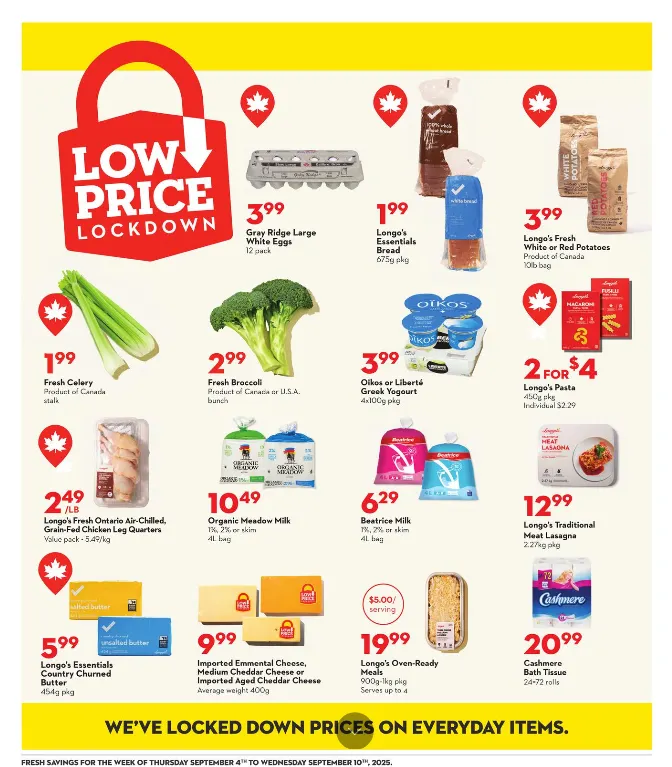 Longo's Sales from September 4 to September 10 2025 - flyer page 14