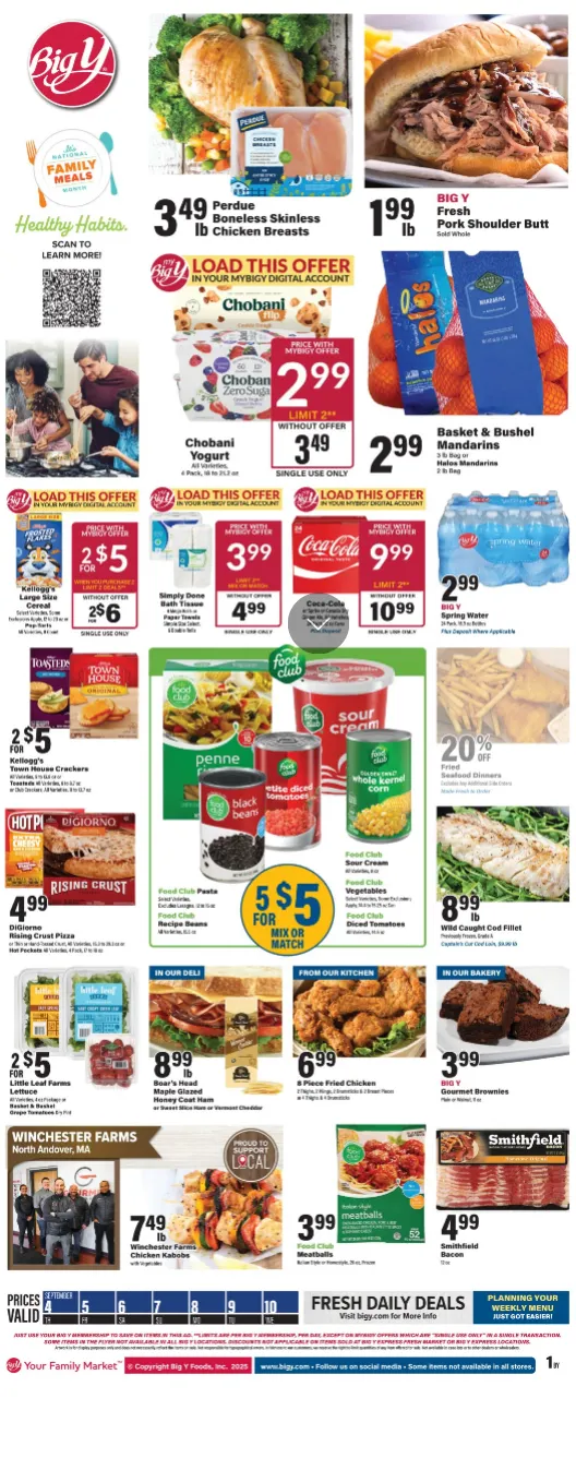 Weekly ad Big Y  Sales from September 4 to September 10 2025 - Page 1