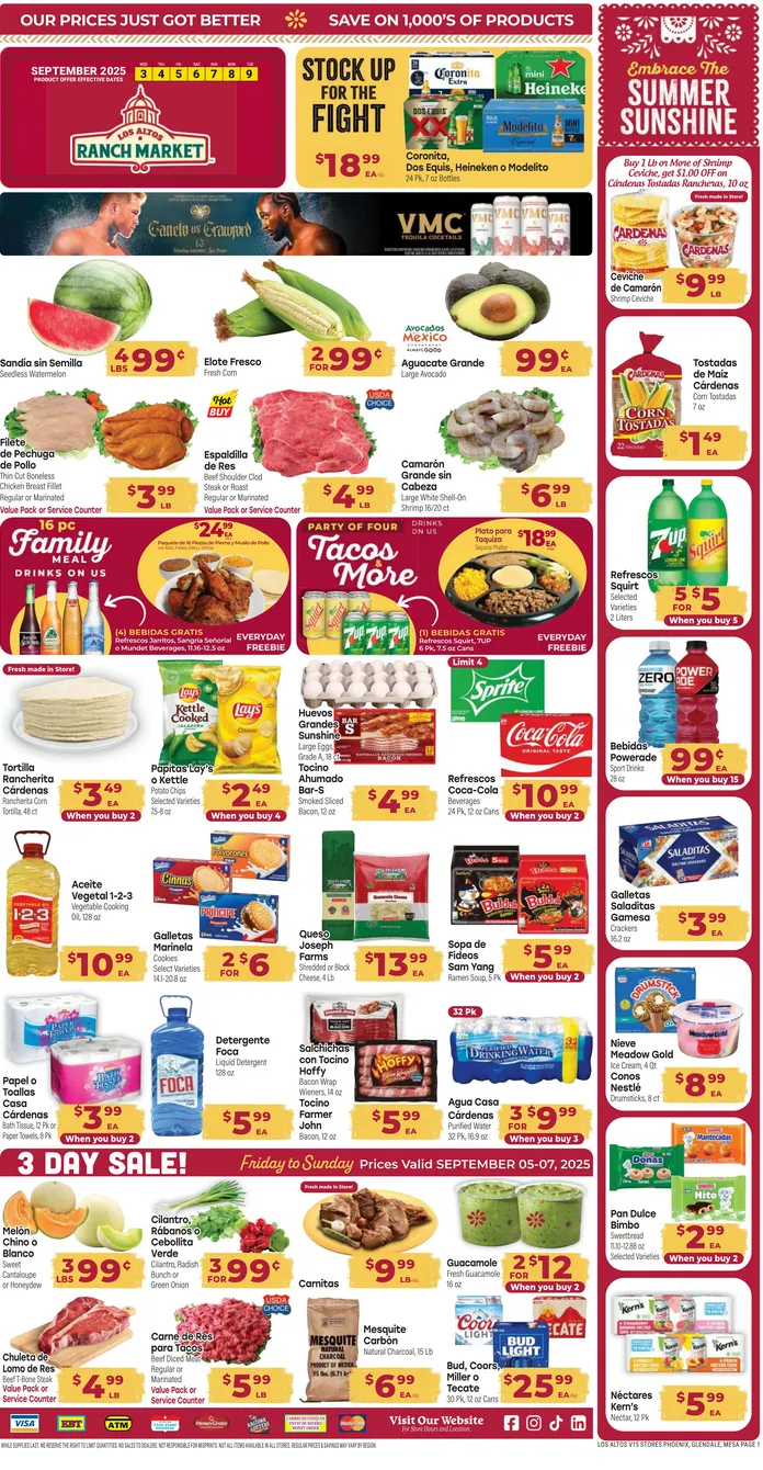Weekly ad Los Altos Ranch Market Sales from September 3 to September 9 2025 - Page 1