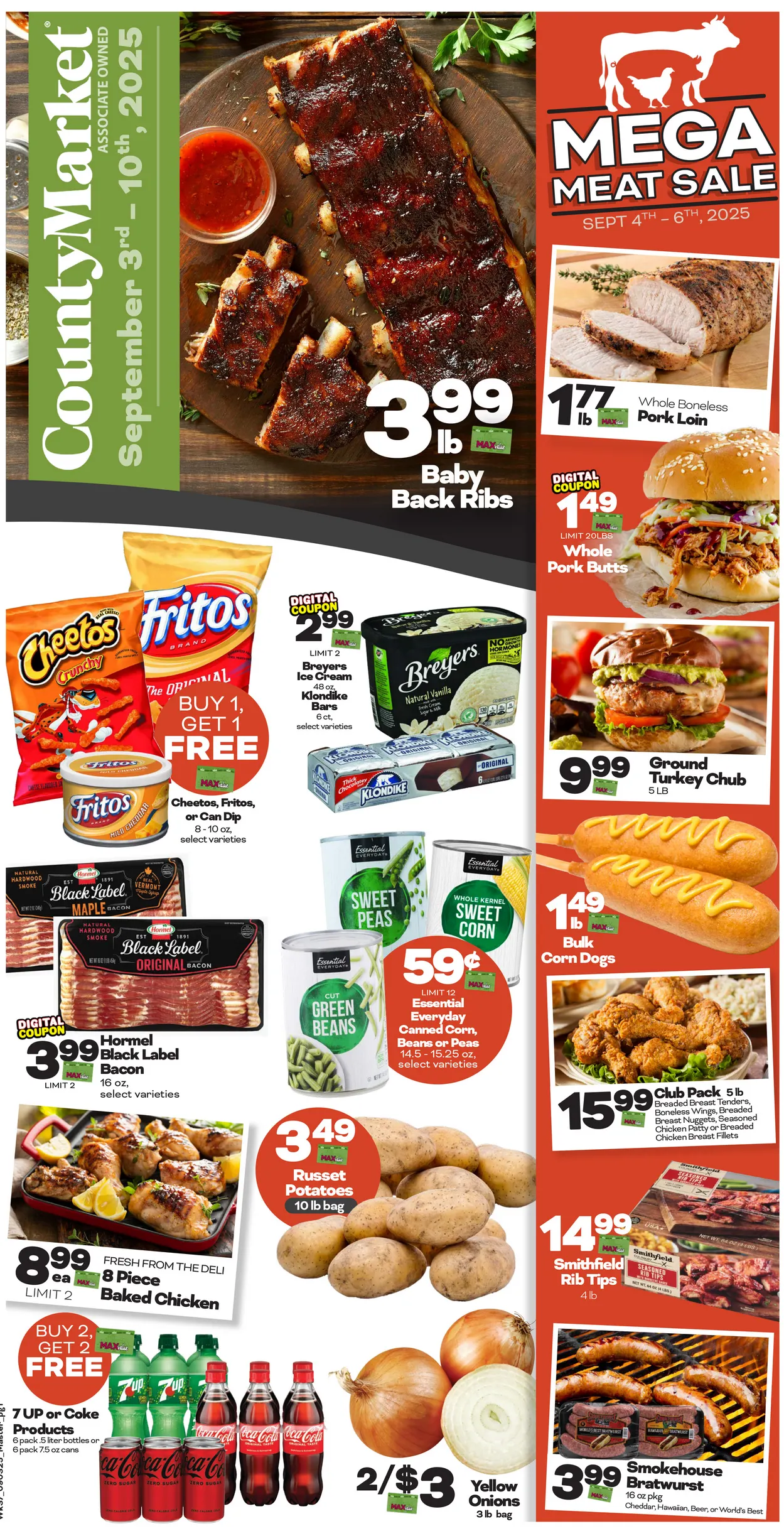 Weekly ad County Market Sales from September 3 to September 10 2025 - Page 1