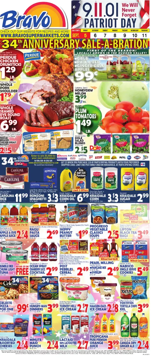 Weekly ad Bravo Supermarkets Sales from September 5 to September 11 2025 - Page 1