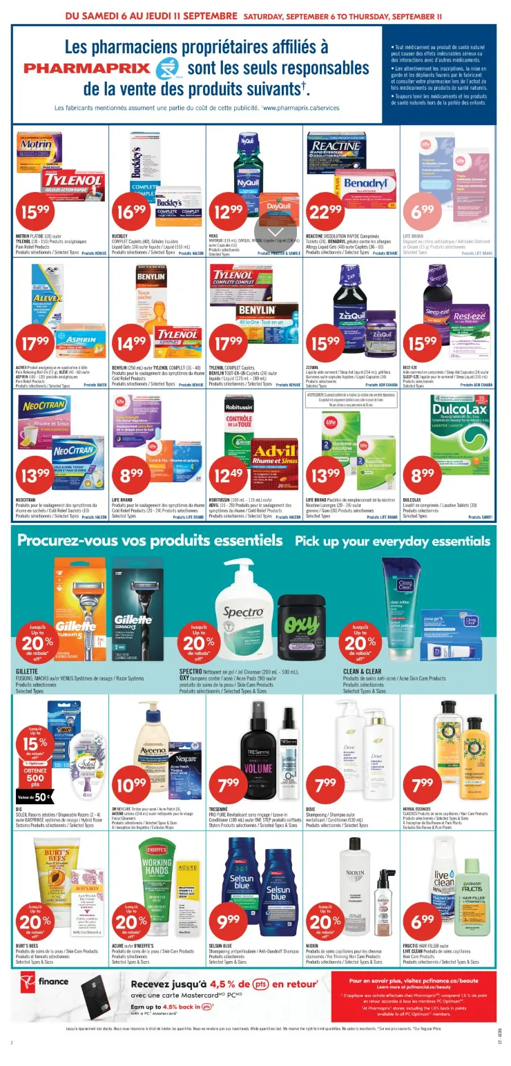 Pharmaprix Sales from September 6 to September 11 2025 - flyer page 17