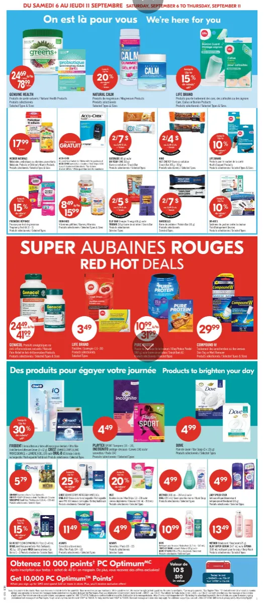 Pharmaprix Sales from September 6 to September 11 2025 - flyer page 11