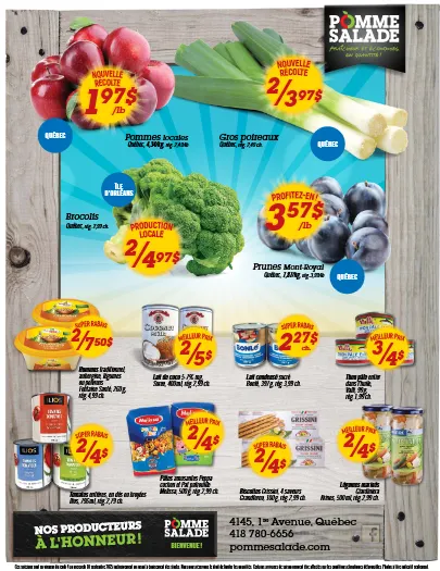 Pomme Salade flyers from September 4 to September 10 2025 - flyer page 2