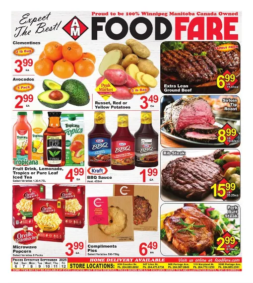 Food Fare Sales from September 6 to September 12 2025 - flyer page 1