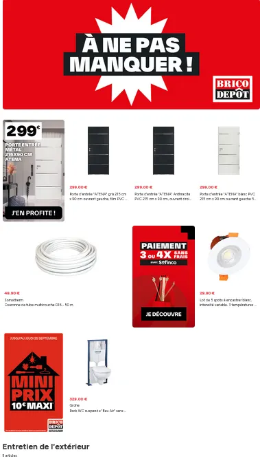 bricodepot du 5 septembre au 11 septembre 2025 - Catalogue page 4