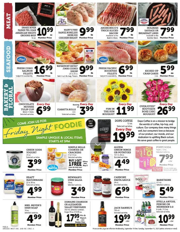 Weekly promotion Andronico's lSales spanning from September 10 to September 16 2025 - Page 2 for Catalogue 365