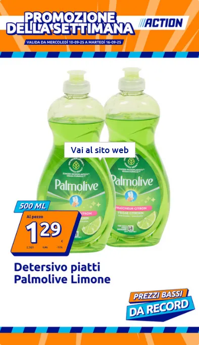Volantino Action  da 10 settembre a 16 settembre di 2025 - Pagina del volantino 1