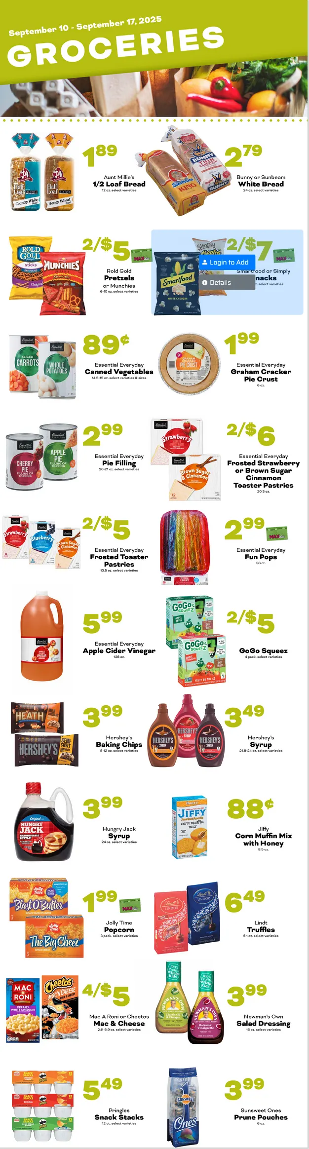 Weekly promotion County Market Sales spanning from September 10 to September 17 2025 - Page 8 for Catalogue 365