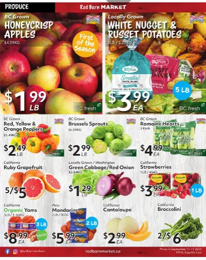 Red Barn Market Sales from September 11 to September 17 2025 - flyer page 6