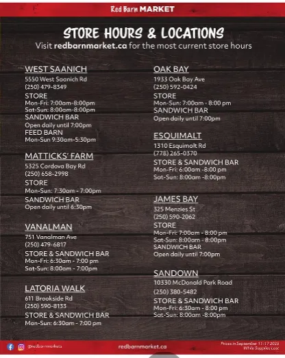 Red Barn Market Sales from September 11 to September 17 2025 - flyer page 8