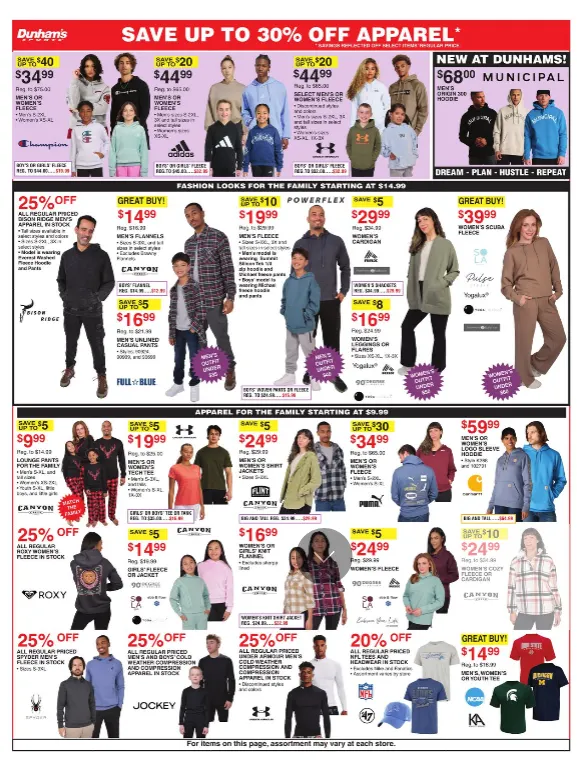 Weekly promotion Dunham's Sports sales spanning from September 13 to September 18 2025 - Page 4 for Catalogue 365