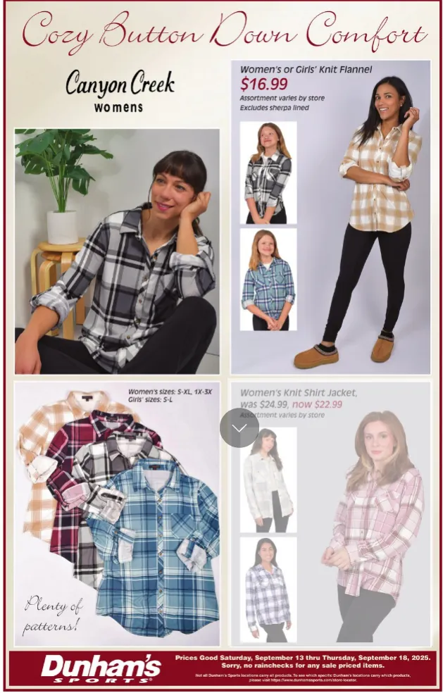 Weekly promotion Dunham's Sports sales spanning from September 13 to September 18 2025 - Page 5 for Catalogue 365