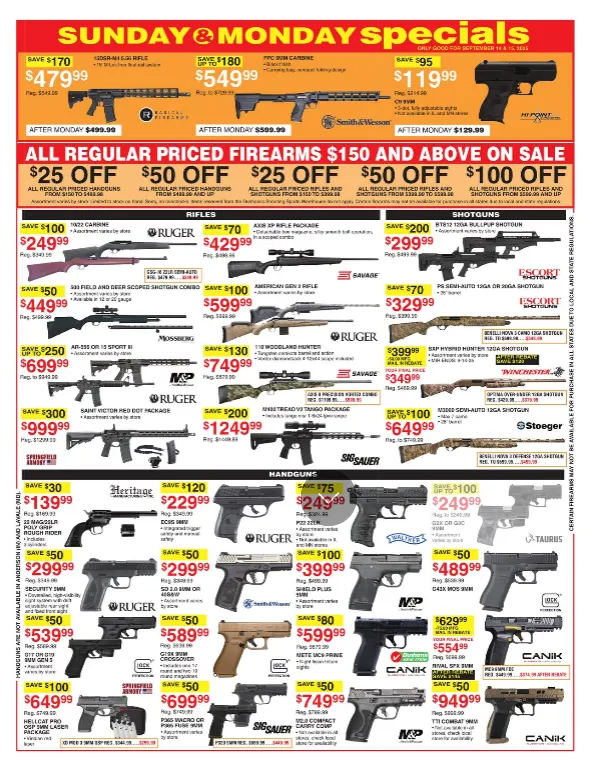 Weekly promotion Dunham's Sports sales spanning from September 13 to September 18 2025 - Page 7 for Catalogue 365