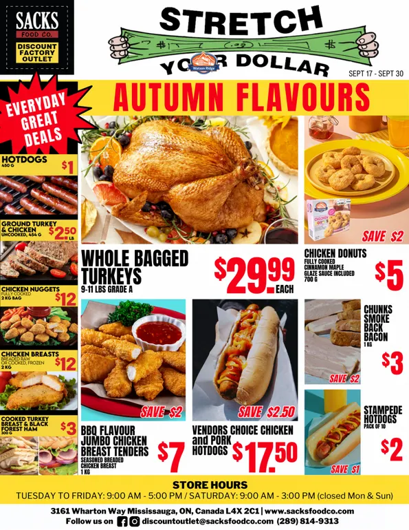  Sacks Food Co. flyers from September 17 to September 30 2025 - flyer page 1