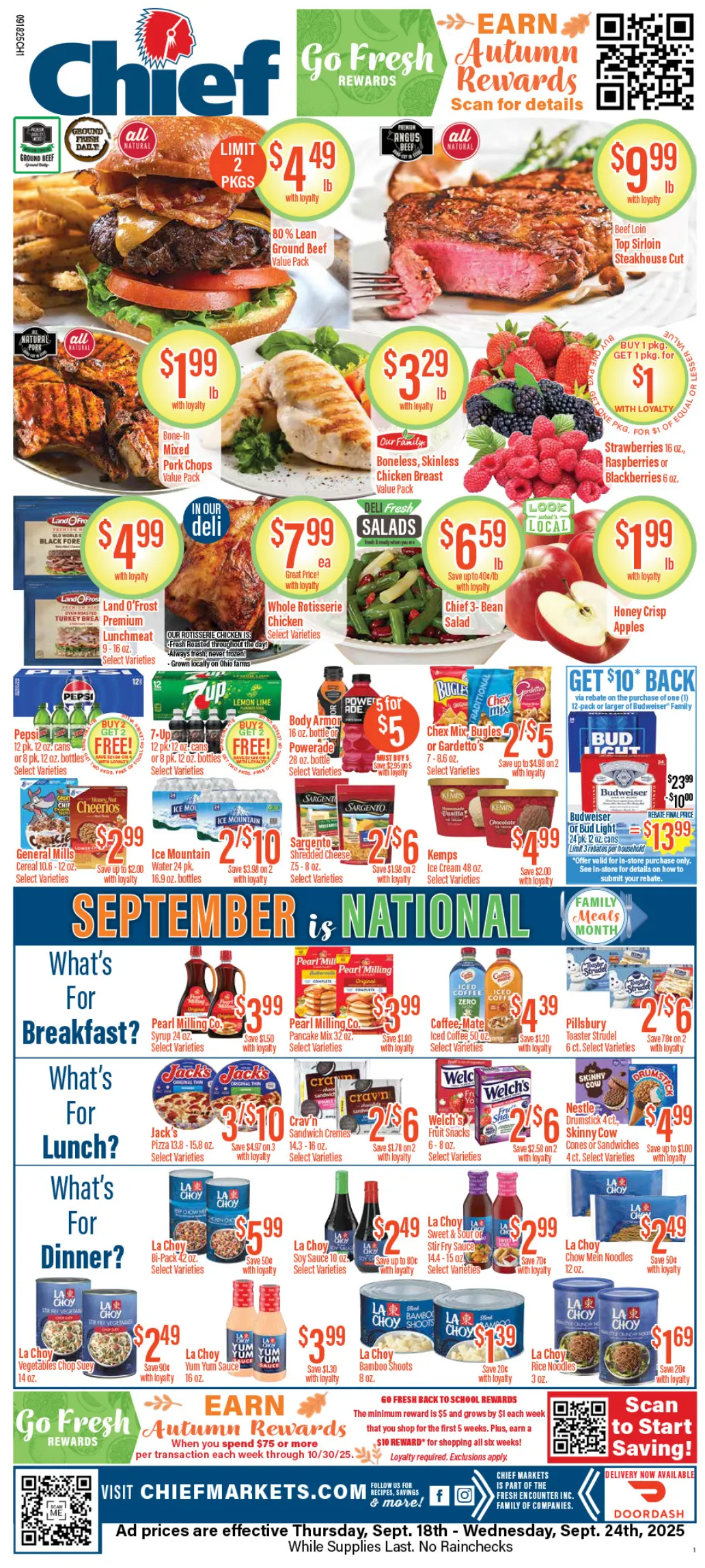 Weekly ad Chief Supermarket Sales from September 18 to September 24 2025 - Page 