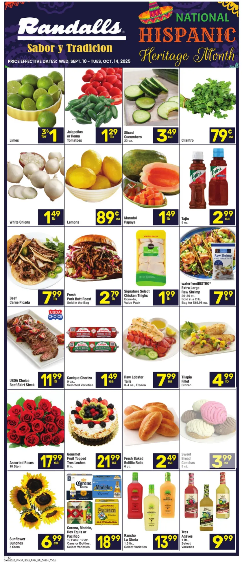 Weekly ad Randalls  Sales from September 10 to October 14 2025 - Page 1