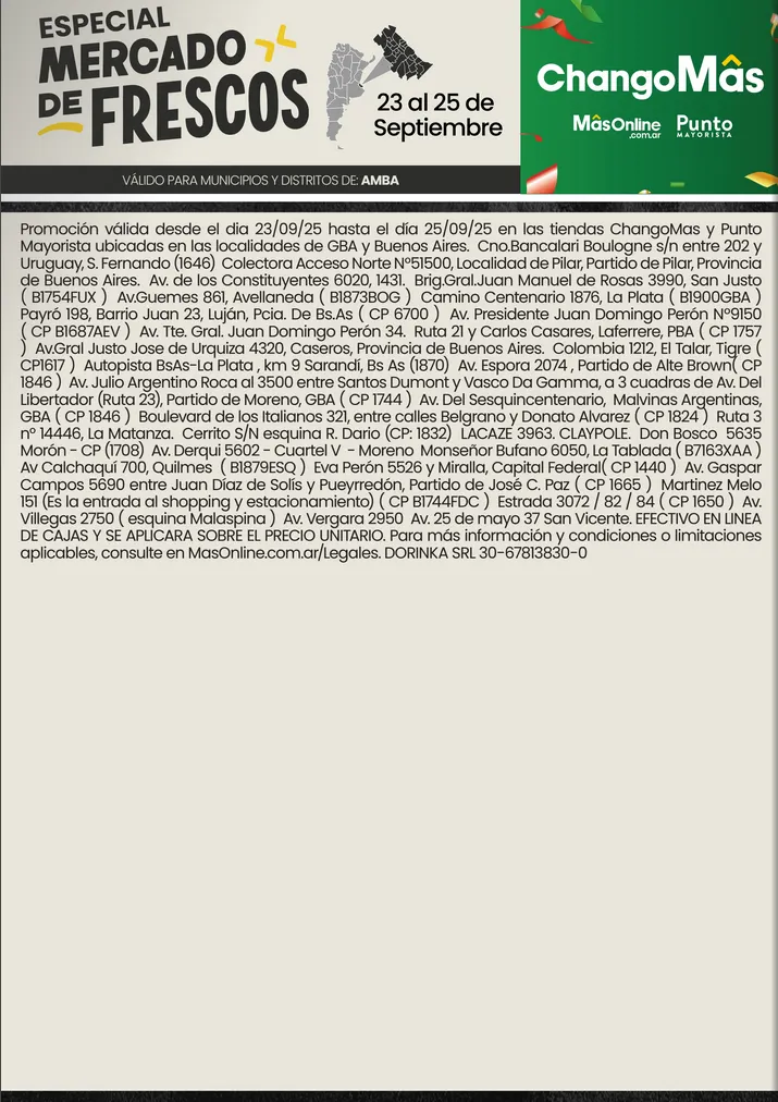 Ofertas de Changomas Ofertas 23 de septiembre al 25 de septiembre 2025 - Página 2 del catálogo