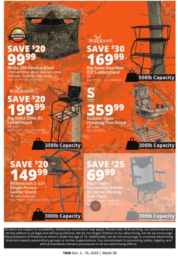 Weekly ad Rural King Sales from October 2 to October 15 2025 - Page 8