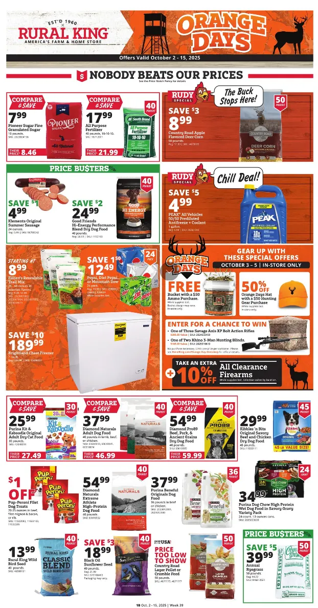 Weekly ad Rural King Sales from October 2 to October 15 2025 - Page 1