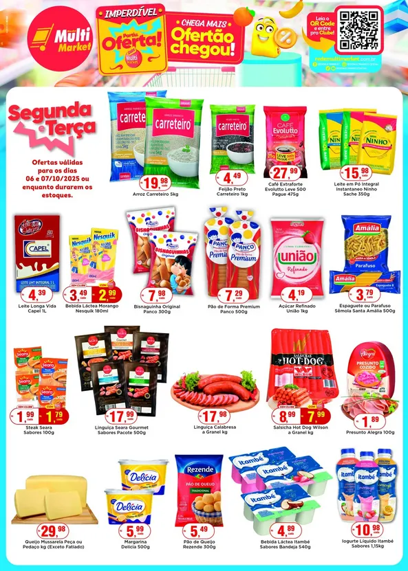 Encarte de Folhetos Rede Multi Market 6 de outubro até 8 de outubro 2025 - Pagina 2