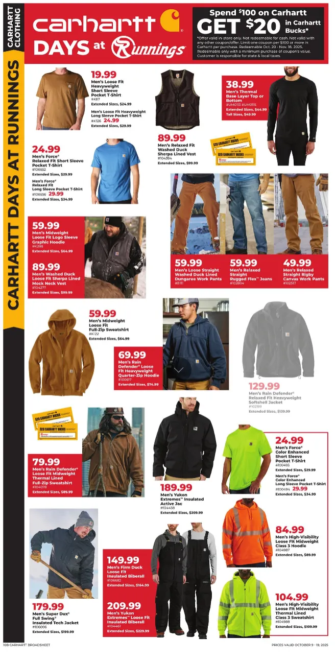 Weekly ad Runnings Sales from October 9 to October 19 2025 - Page 1