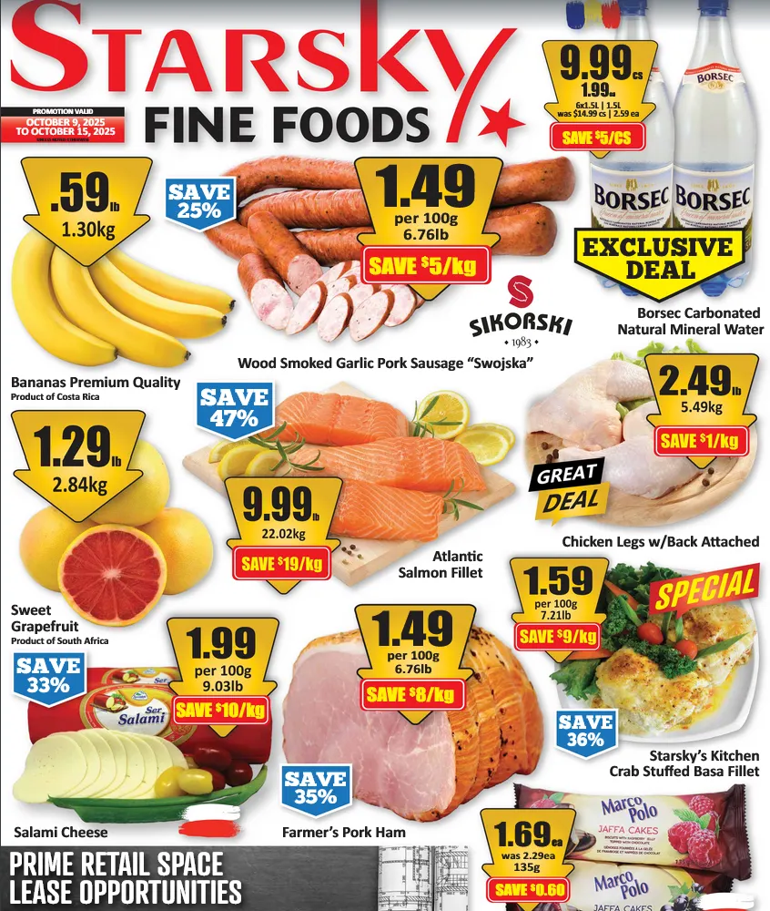 Starsky Sales from October 9 to October 15 2025 - flyer page 1