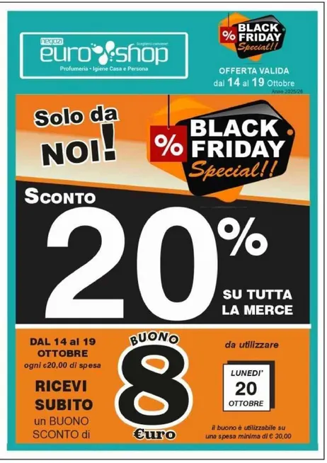EUROSHOP Monopoli Sales da 14 ottobre a 19 ottobre di 2025 - Pagina del volantino 1