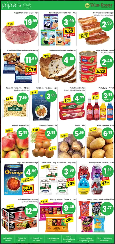 Pipers Sales from October 16 to October 22 2025 - flyer page 4