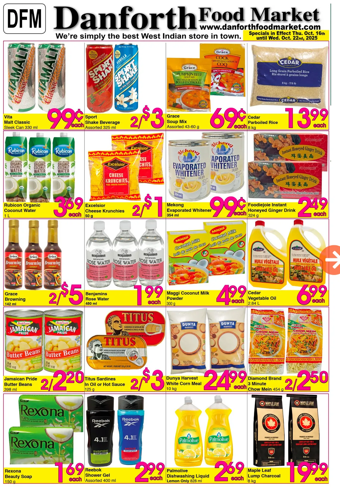 Danforth Food Market Sales from October 16 to October 22 2025 - flyer page 
