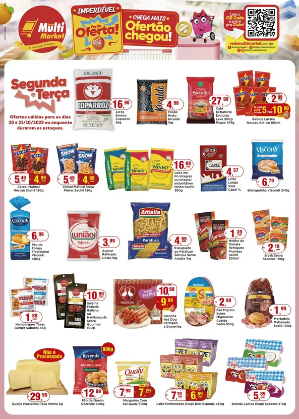 Encarte de Folhetos Rede Multi Market 21 de outubro até 22 de outubro 2025 - Pagina