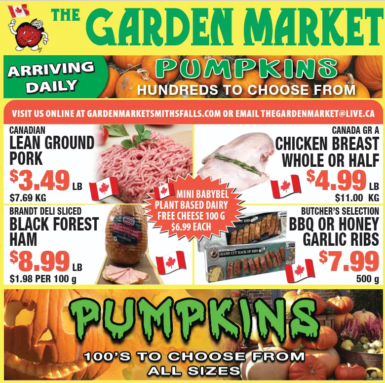 The Garden Market Sales from October 24 to October 30 2025 - flyer page 