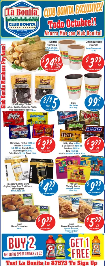 Weekly ad La Bonita Supermarkets Sales from October 29 to October 31 2025 - Page