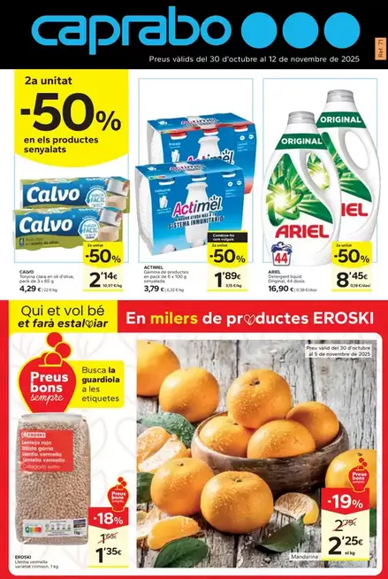 Catálogo de Caprabo Ofertas 30 de octubre al 12 de noviembre 2025 - Página 