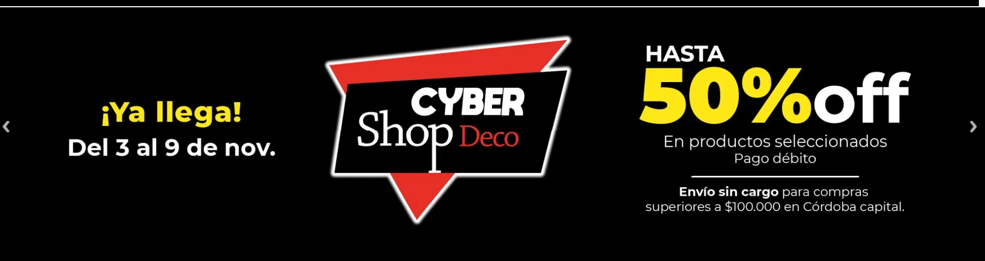 Ofertas de Río Shop Deco Cyber 3 de noviembre al 9 de noviembre 2025 - Página 1 del catálogo