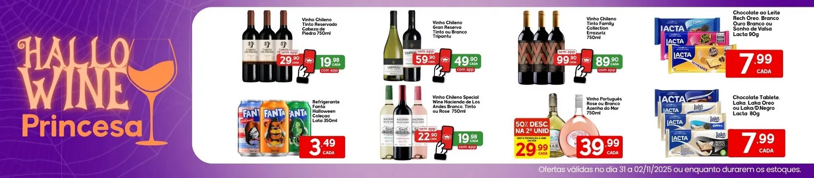 Encarte de Folhetos Supermercados Princesa 31 de outubro até 3 de novembro 2025 - Pagina 