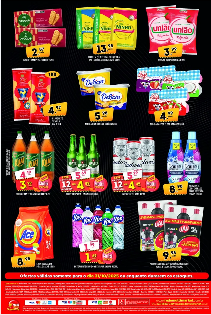 Encarte de Folhetos Rede Multi Market 31 de outubro até 3 de novembro 2025 - Pagina 2