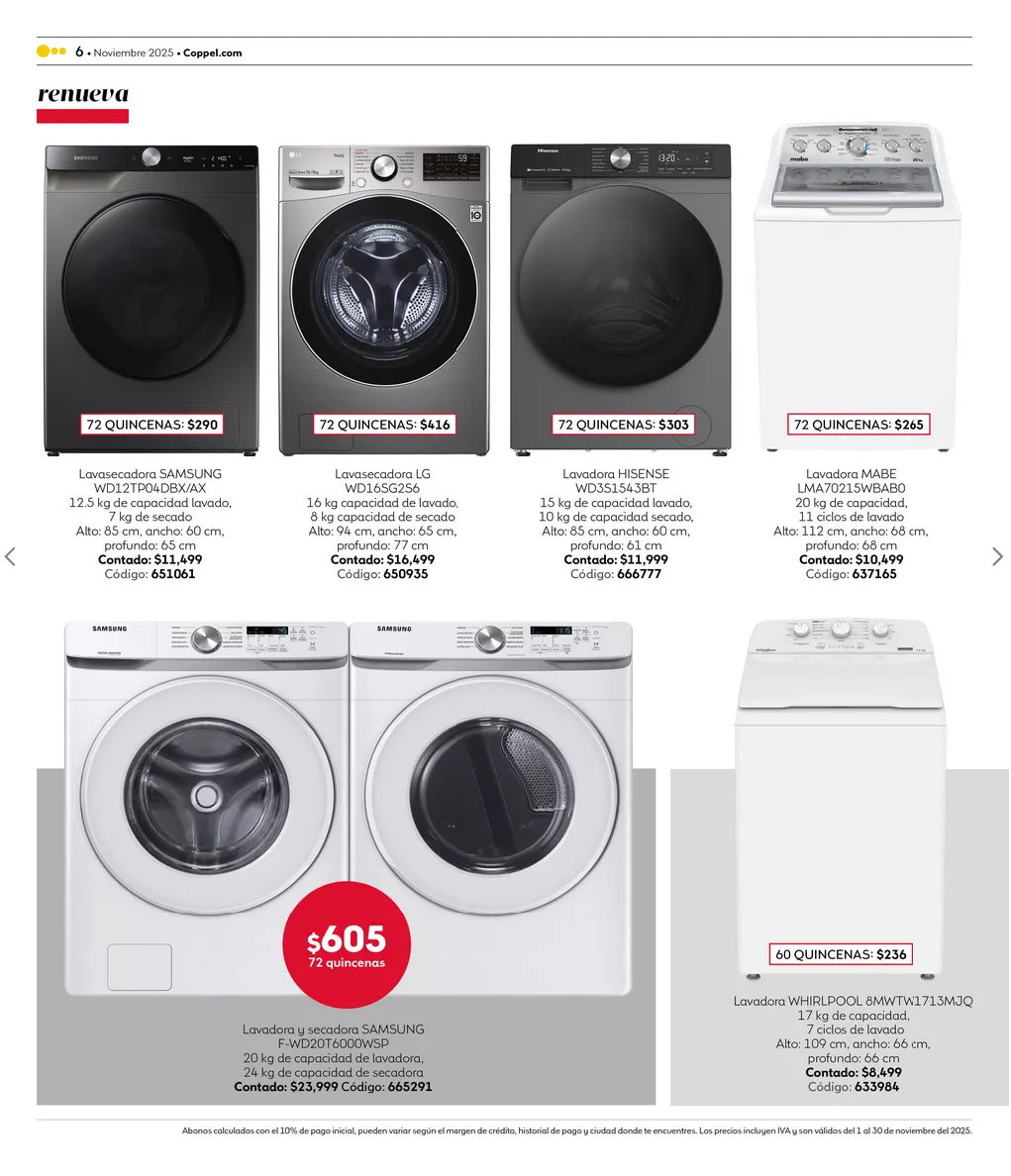Catálogo de BUEN FIN COPPEL 3 de noviembre al 30 de noviembre 2025 - Pagina 6