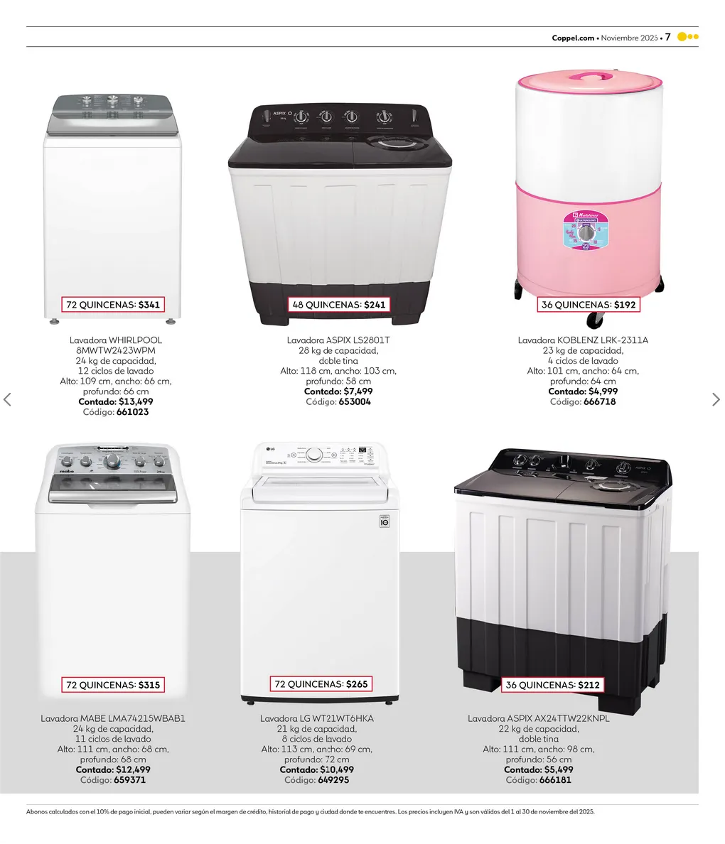 Catálogo de BUEN FIN COPPEL  3 de noviembre al 30 de noviembre 2025 - Pagina 7