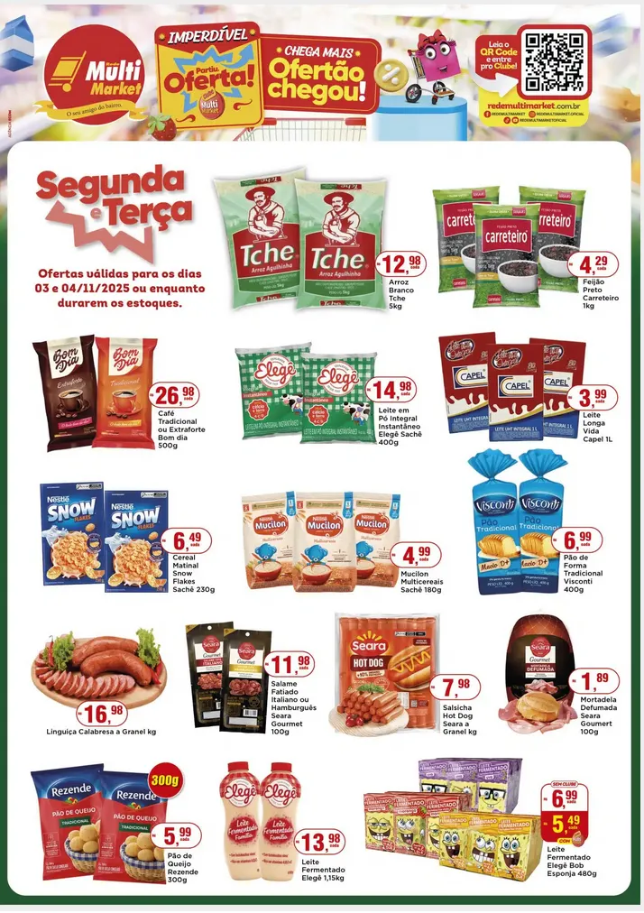Encarte de Folhetos Rede Multi Market 3 de novembro até 3 de novembro 2025 - Pagina 2