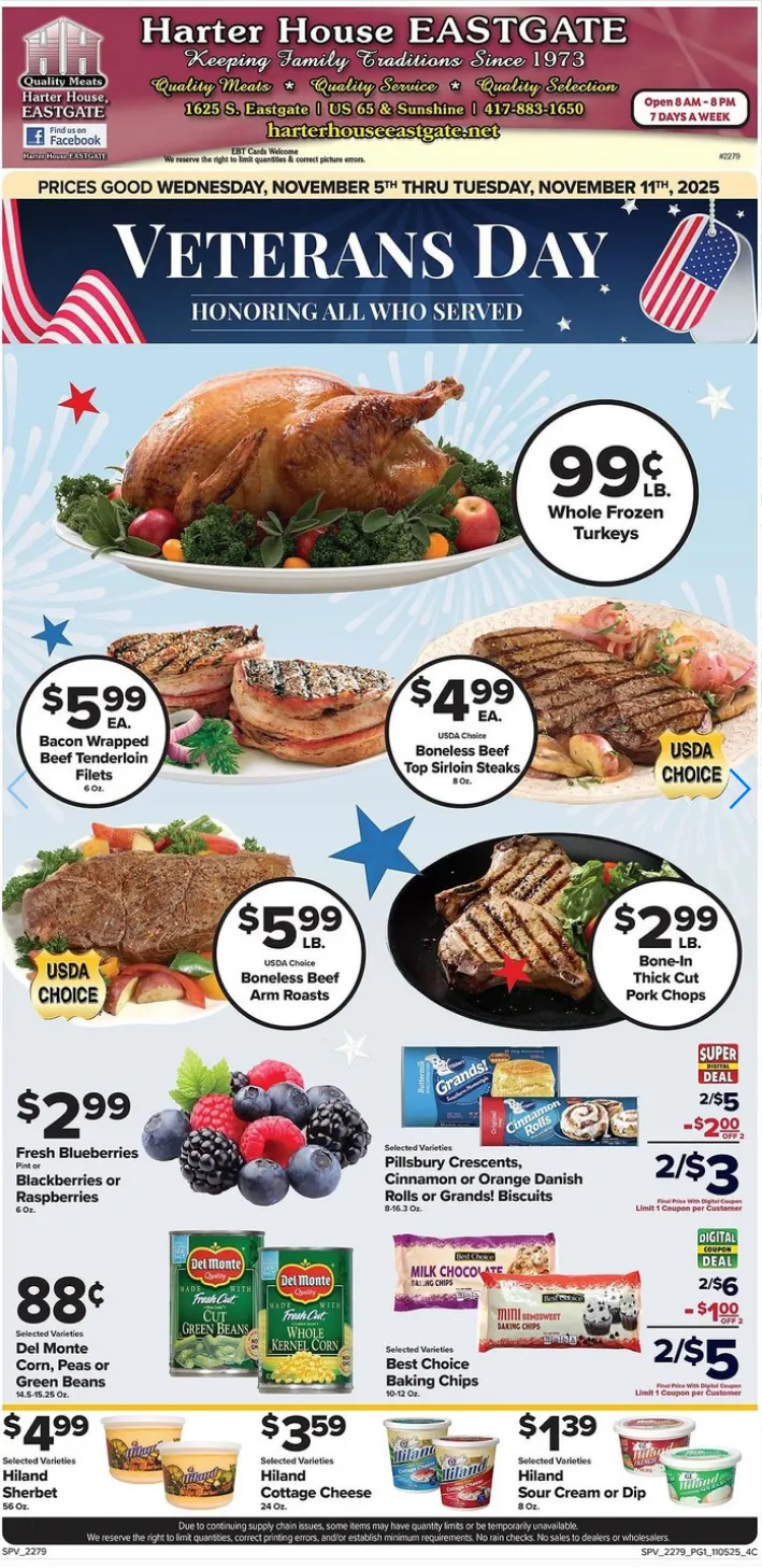 Weekly ad Harter House Sales from November 5 to November 11 2025 - Page