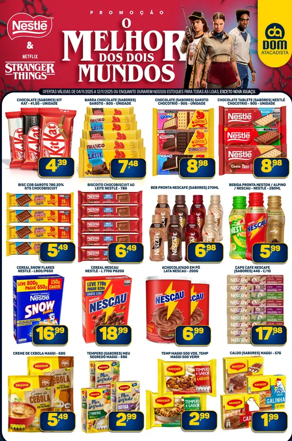 Encarte de Dom Atacadista Folletos 4 de novembro até 12 de novembro 2025 - Pagina 1