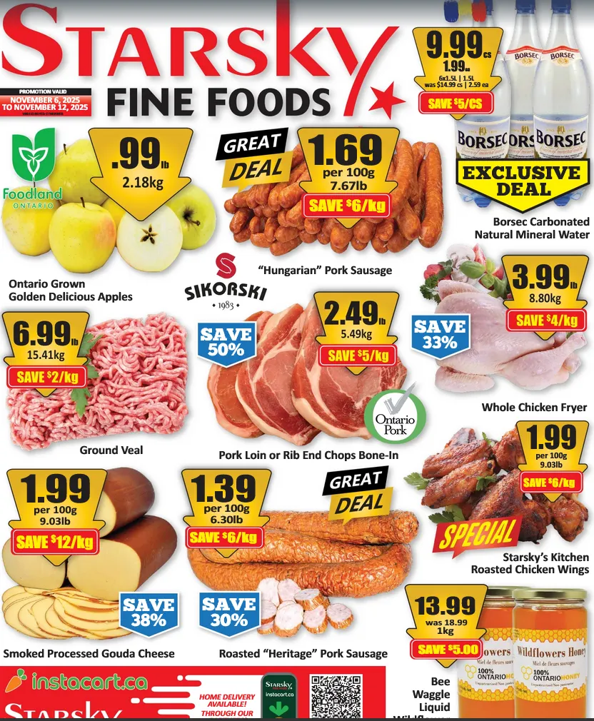 Starsky Sales from November 6 to November 12 2025 - flyer page 1