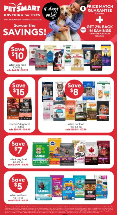 Petsmart Sales from November 6 to November 9 2025 - flyer page 1