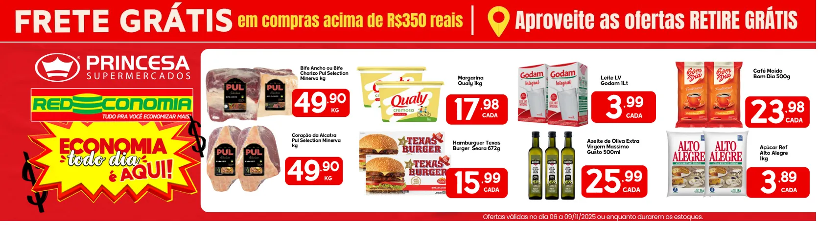 Encarte de Supermercados Princesa Folletos 6 de novembro até 9 de novembro 2025 - Pagina 1