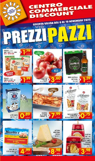 Centro Commerciale Discount Volantino da 6 novembre a 19 novembre di 2025 - Pagina del volantino 1
