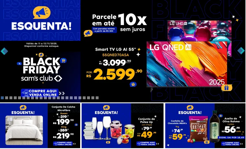Encarte de Sam's Club Ofertas  11 de novembro até 12 de novembro 2025 - Pagina 1