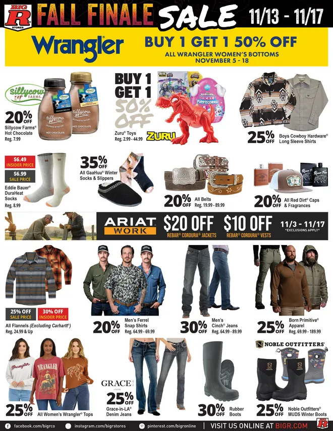 Weekly ad Big R Sales from November 14 to November 17 2025 - Page 1