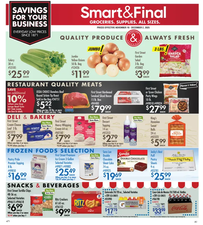 Weekly ad Smart and Final Sales from November 19 to December 2 2025 - Page